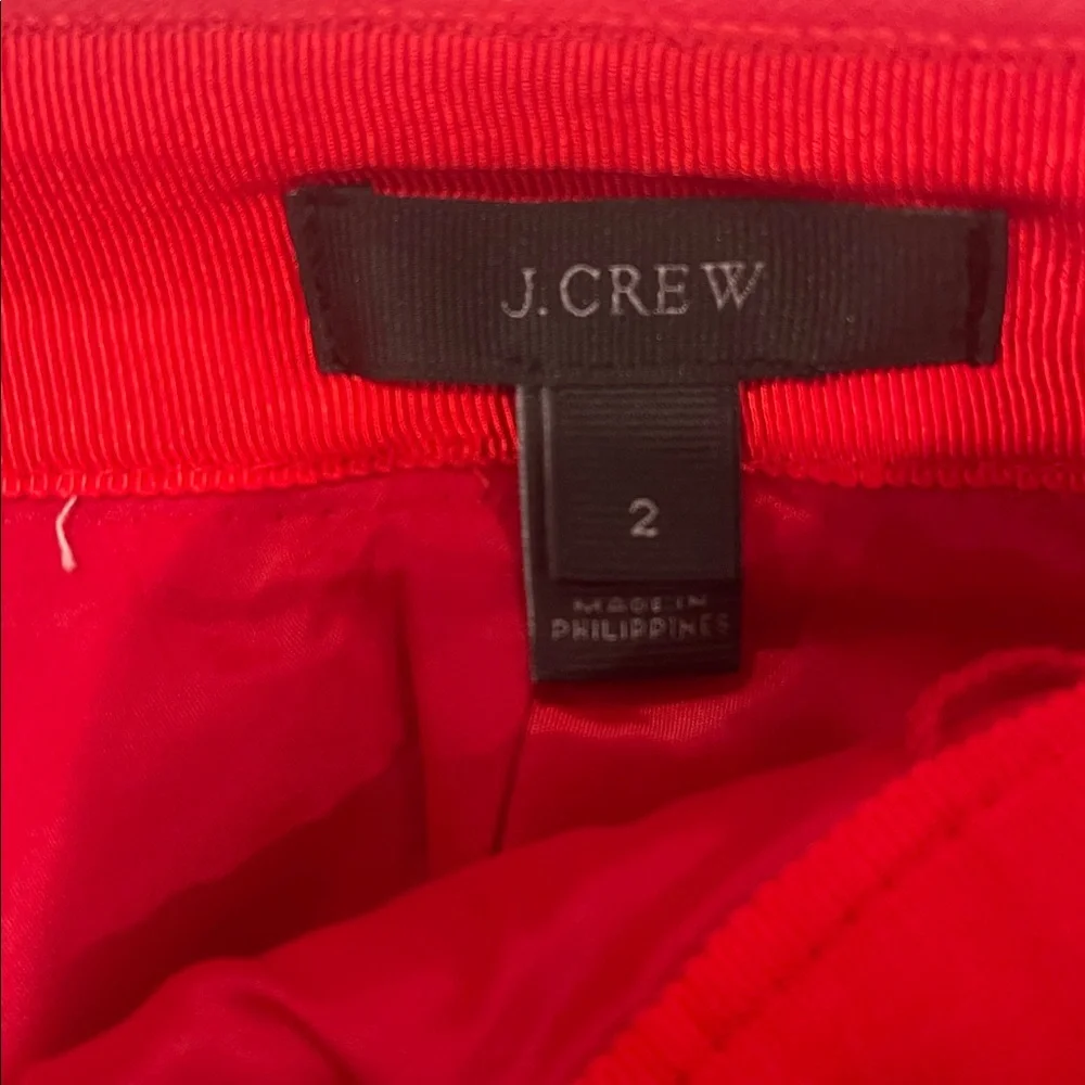 J.Crew Luxury Wool Ruffled Mini Skirt Size 2